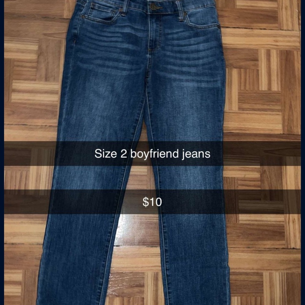 Size 2 boyfriend jeans